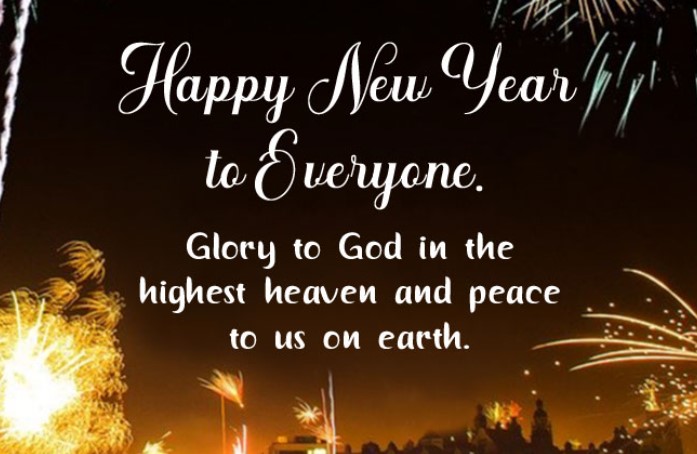 Christian happy new year SMS 2025