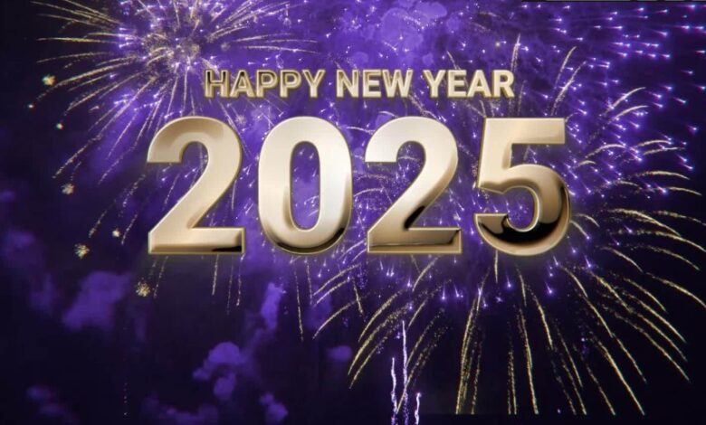 USA Happy New Year 2025